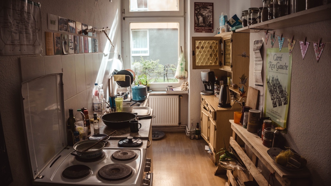 Kuche in erste eigene Zuhause